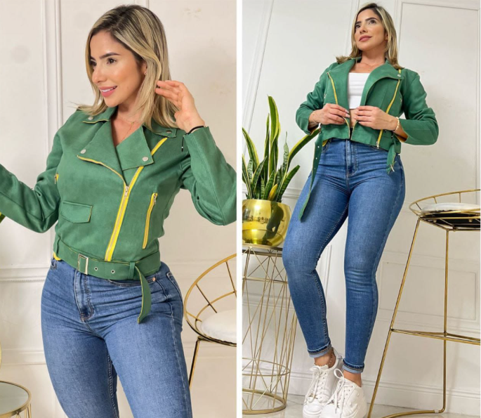 Chaqueta Power Crop