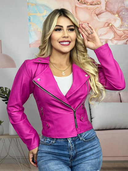 Chaqueta Chamarra cuerotex dama