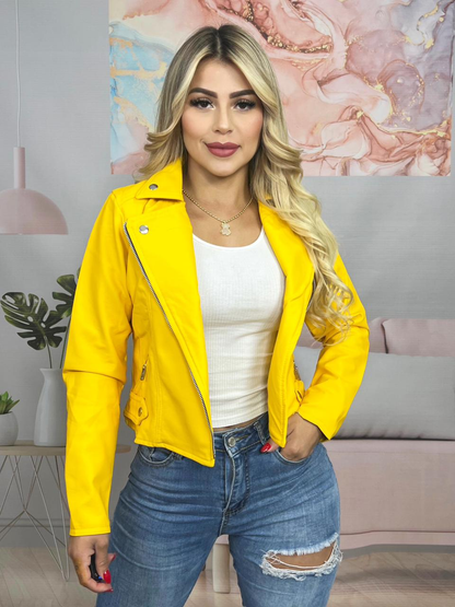 Chaqueta Chamarra cuerotex dama