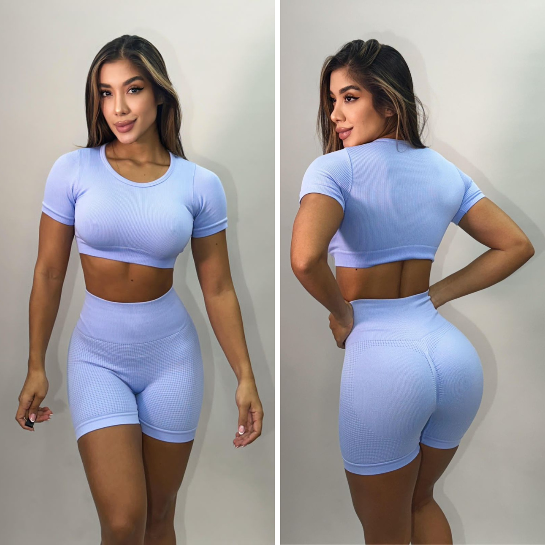 Conjunto americano short + blusa